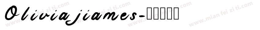 Olivia jiames字体转换